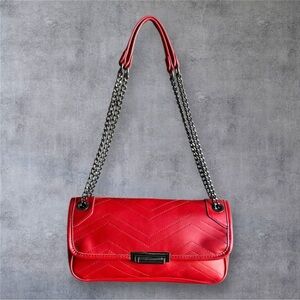 Melie Bianco Andie Quilted Vegan Leather Shoulder Crossbody Bag - NWOT